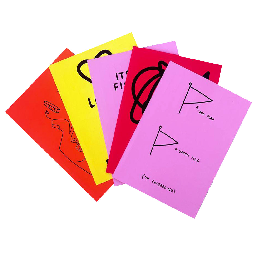 5 POSTACARD RANDOM COLOR PACK